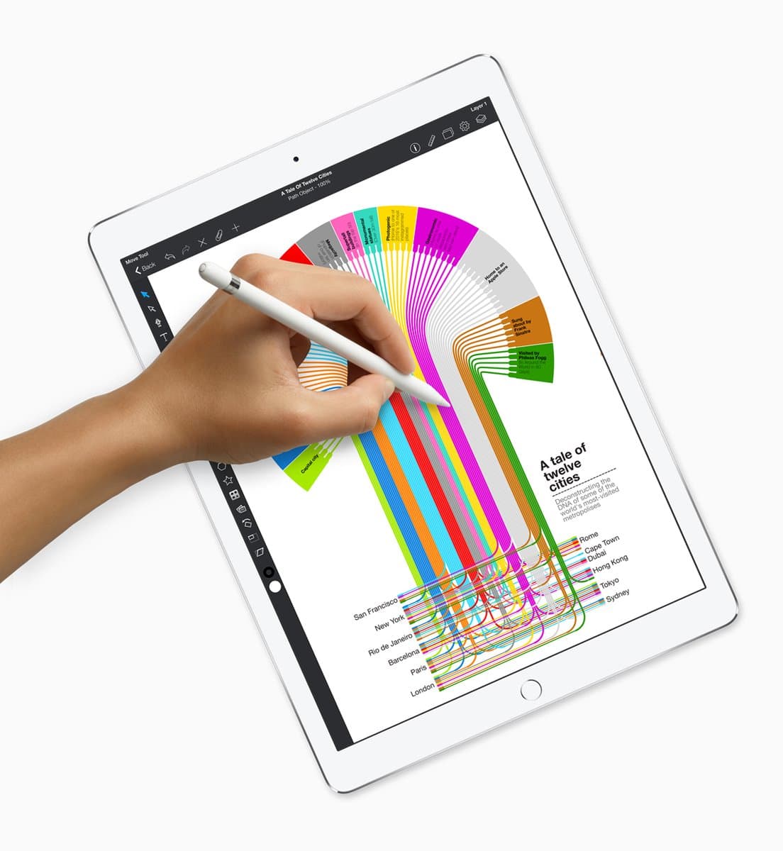 Apple iPad Pro 12.9 64GB WiFi - 10.5 inch tablet met 4K camera thumbnail 5