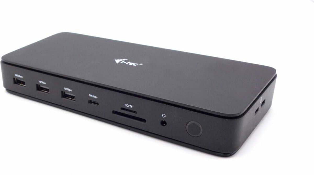 i-Tec - Thunderbolt 4 Docking Station Pro - 2 x DisplayPort - 1 x TB4 - 2.5G Ethernet - 1 x 8K - 5 x USB-A - 1 x USB-C - Kaartlezer - 92W Opladen thumbnail 7