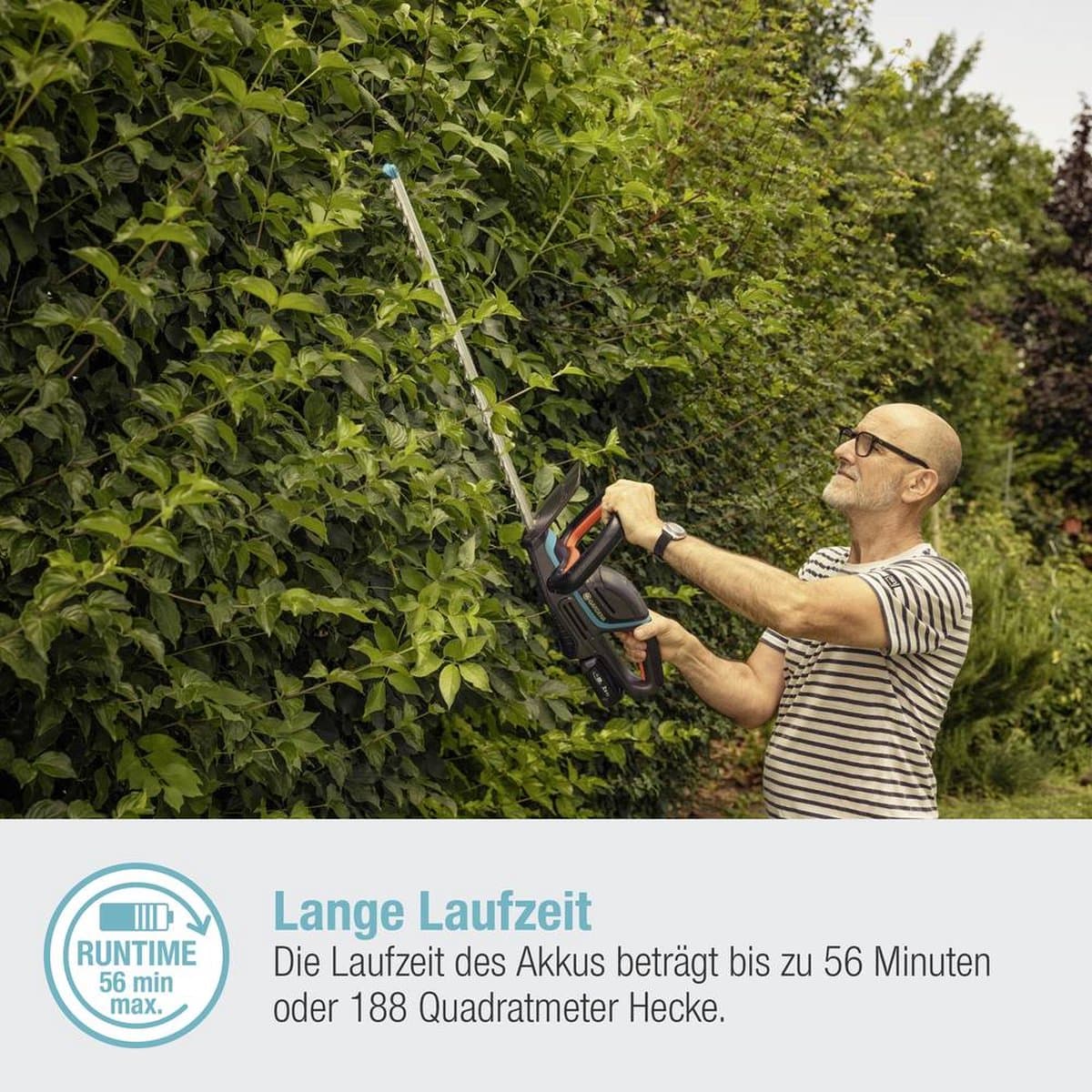 GARDENA ComfortCut 60 18V-P4A solo Heggenschaar thumbnail 6