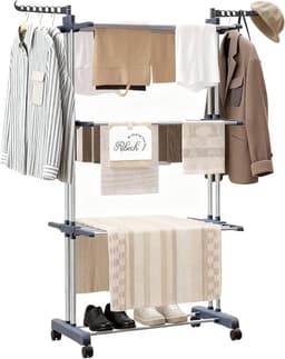 Productfoto van Was Toren - Droogrek met Wielen