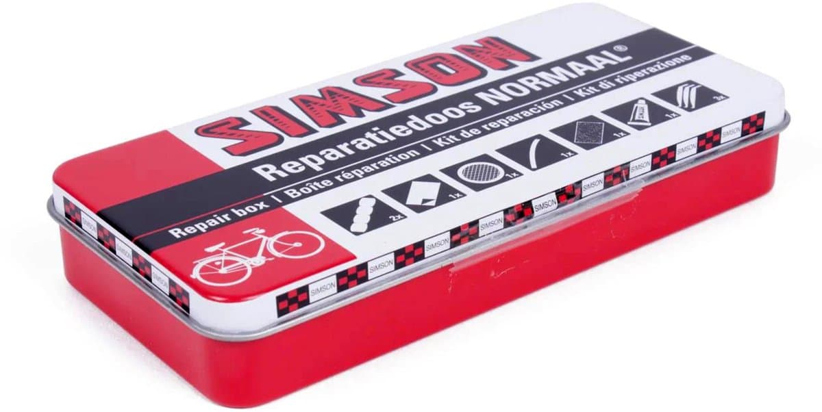 Simson fietsband reparatieset - bandenplak setje - Fitesen repareren