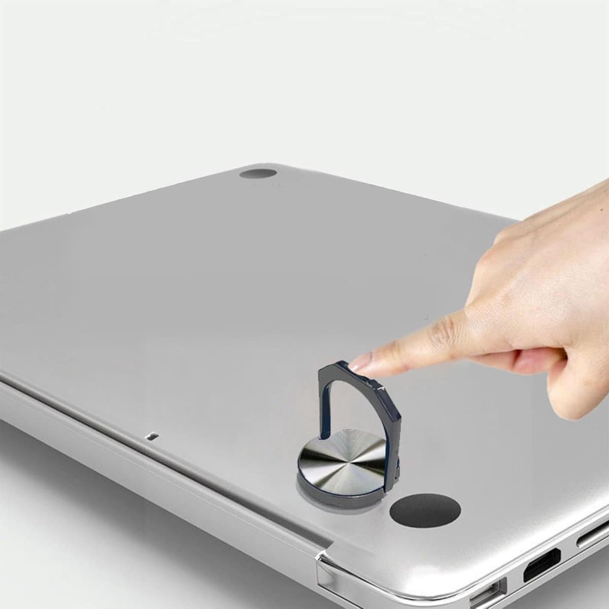 Verstelbare Laptopstandaard voor Bureau, Lichtgewicht en Stevige Riser voor Tablets en Routers, Ideaal voor Thuiswerk en Gaming thumbnail 2