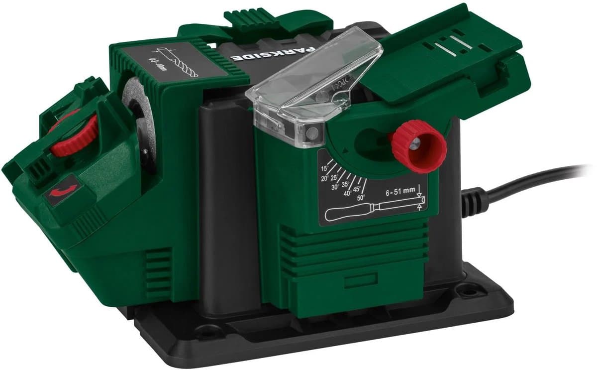 PARKSIDE® Slijpstation - Robuust station met een diamantslijpschijf - 65W - Met 3 opzetstukken - Messenslijper thumbnail 7