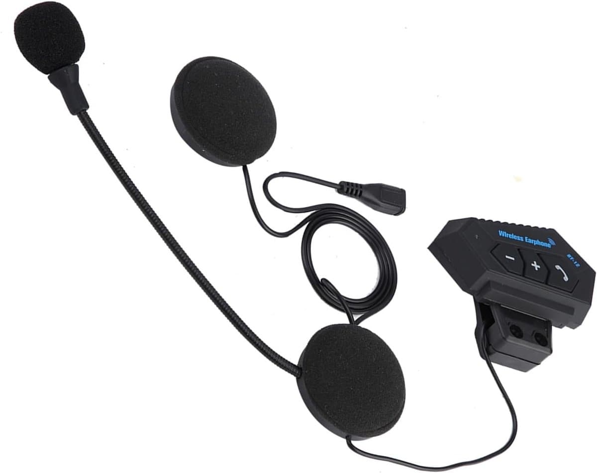 CCYLEZ Helm BT-headset Hifi-hoofdtelefoon Handsfree Bellen Ondersteuning voor Motorliefhebbers Zwart thumbnail 5