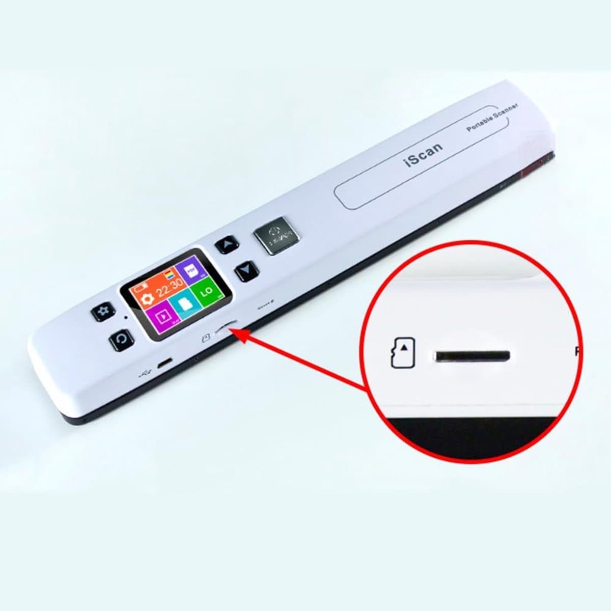 Draadloze Documentenscanner - Wifi Scanner Mobiel - Documenten Scannen - 1050 DPI Resolutie - A4 formaat - Zwart thumbnail 3