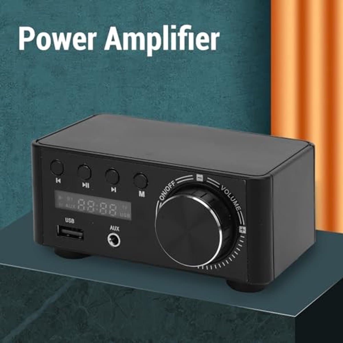Dailygoody - Power Amplifier - Hifi Stereo Mini Versterker - 80Wx2 Vermogen - Bluetooth 5.0 - Class D Technologie - audiokwaliteit - versterker thumbnail 5