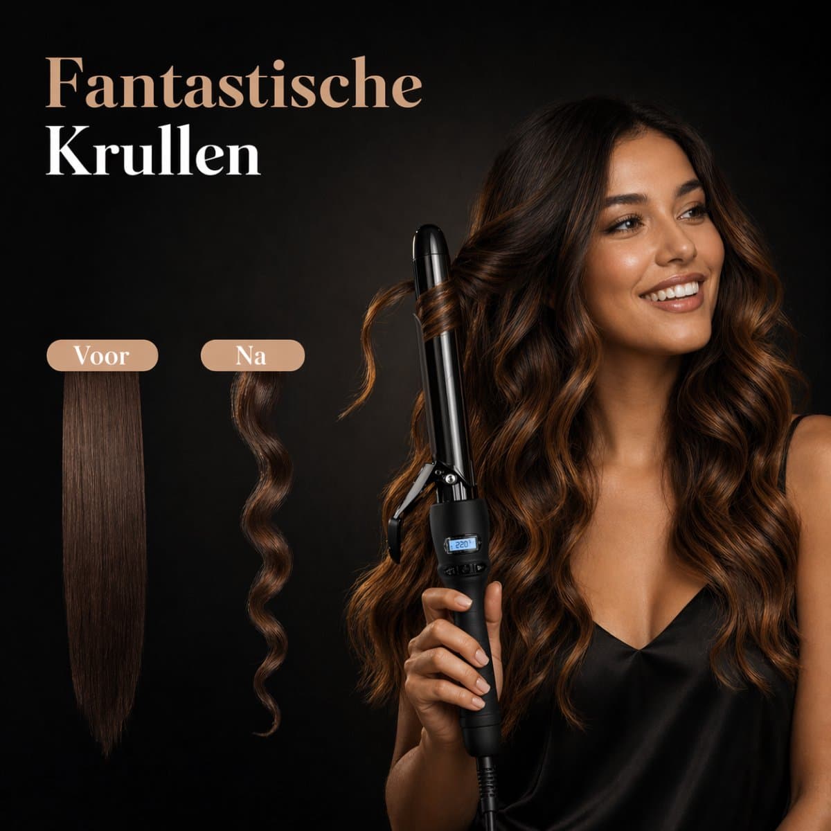 Vaive Krultang met Klem - 32MM - Krultangen - Haarkruller - Hair Curler - Curling Iron thumbnail 5