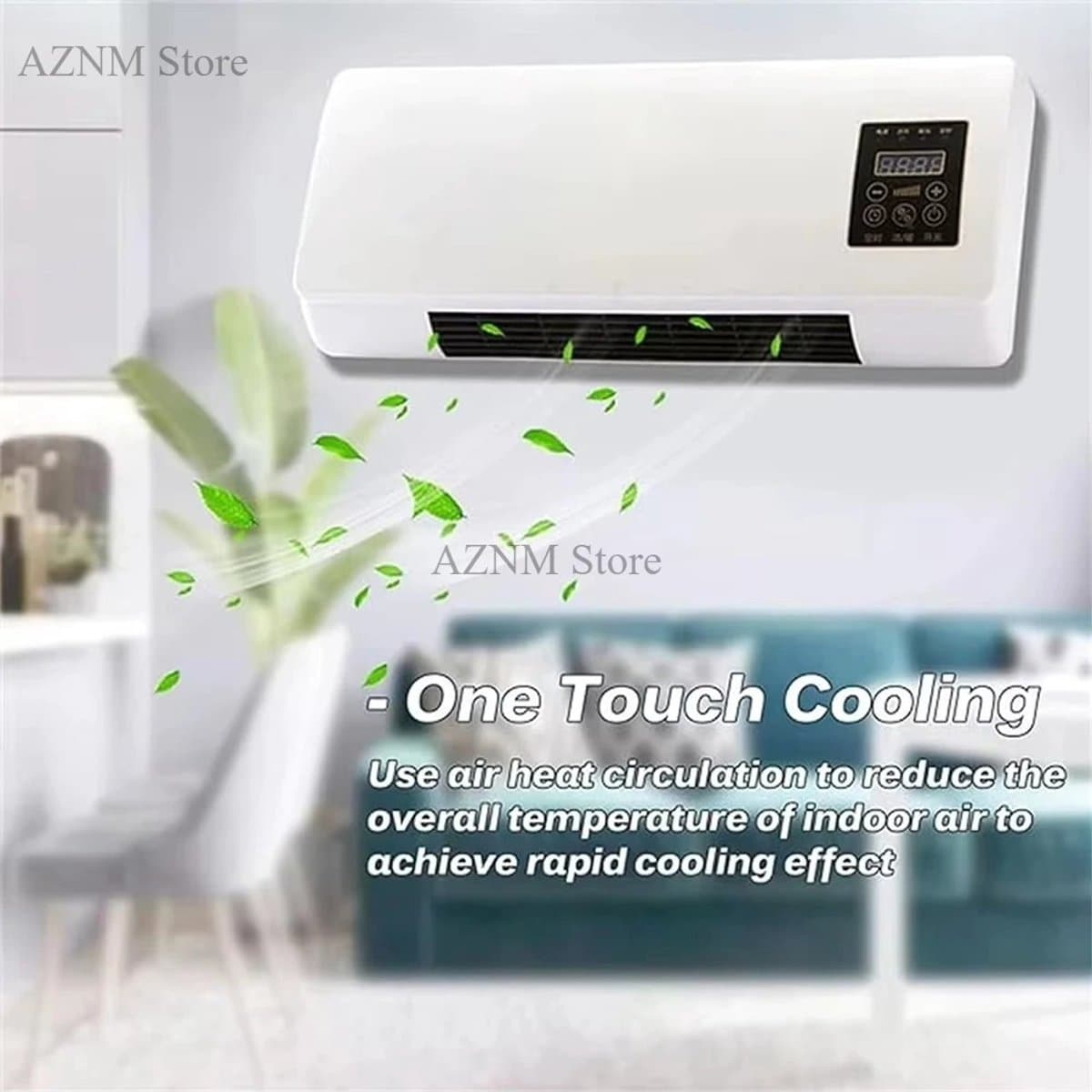 Innovastore Airco - Wandmodel airco - Elektrische 2-in-1 Koeler en Verwarmer - Split-unit - Multifunctionele airco - 1800W thumbnail 5