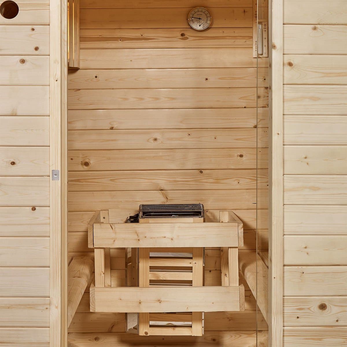 Buitenbarrelsauna Spitsbergen - 191x120x193 cm SAUNA thumbnail 8