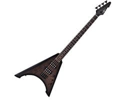 Productfoto van Gear4music Harlem V Basgitaar Trans Black