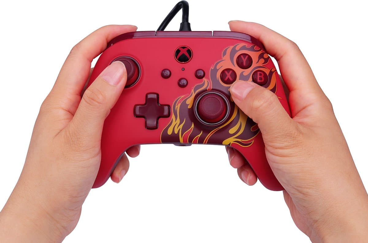 PowerA Advantage Bedrade Controller voor Xbox Series X|S - Rood vuur thumbnail 6