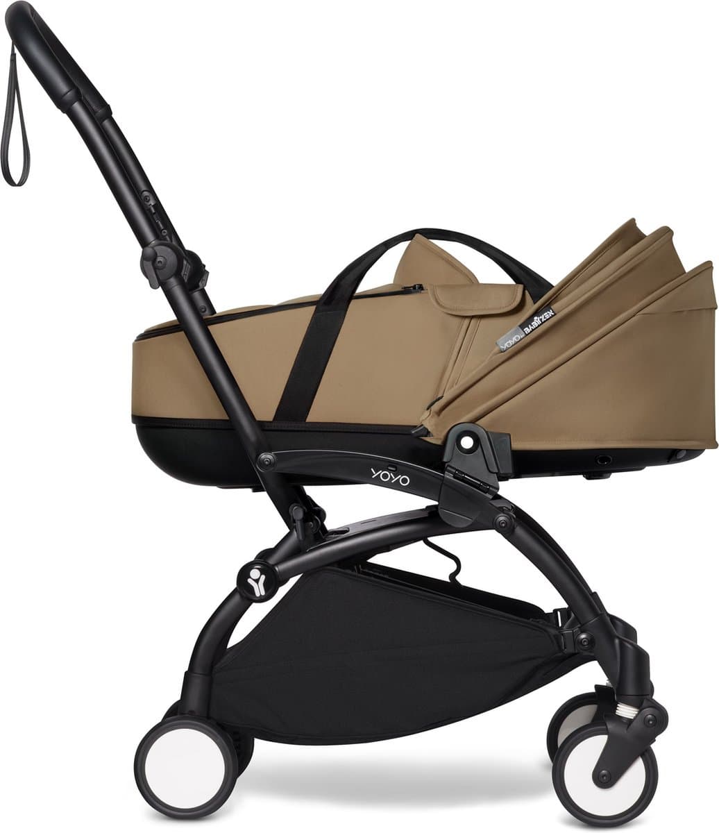 Babyzen YOYO Reiswieg, Toffee - De reiswieg bevat een dikke dubbel matras, ventilerend kuipje & zonnekap - Vereist een YOYO2 frame (apart verkrijgbaar) thumbnail 8