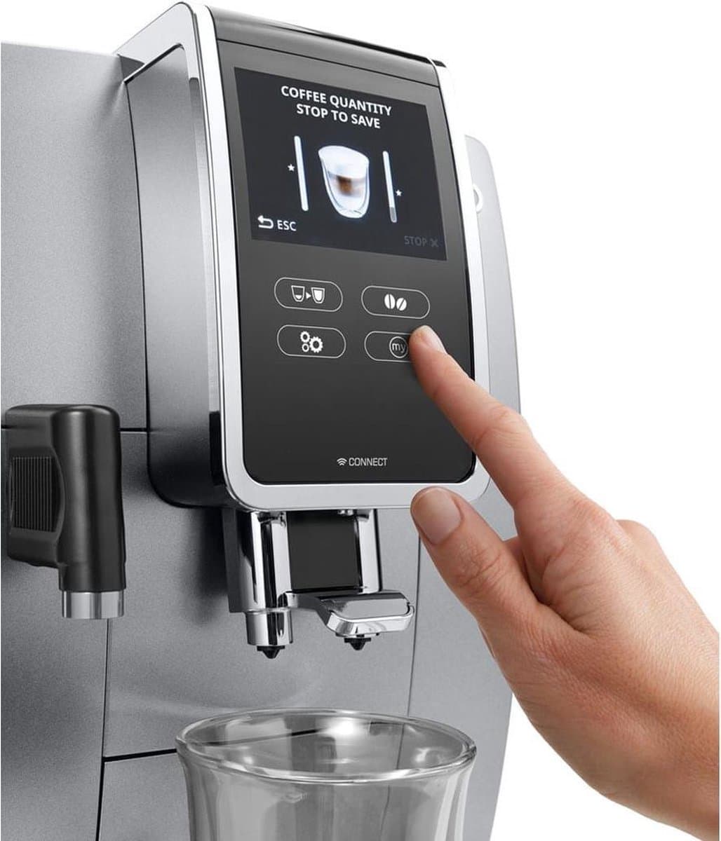 De'Longhi Dinamica Plus ECAM370.85.SB - Volautomatische Espressomachine - Zilver thumbnail 3