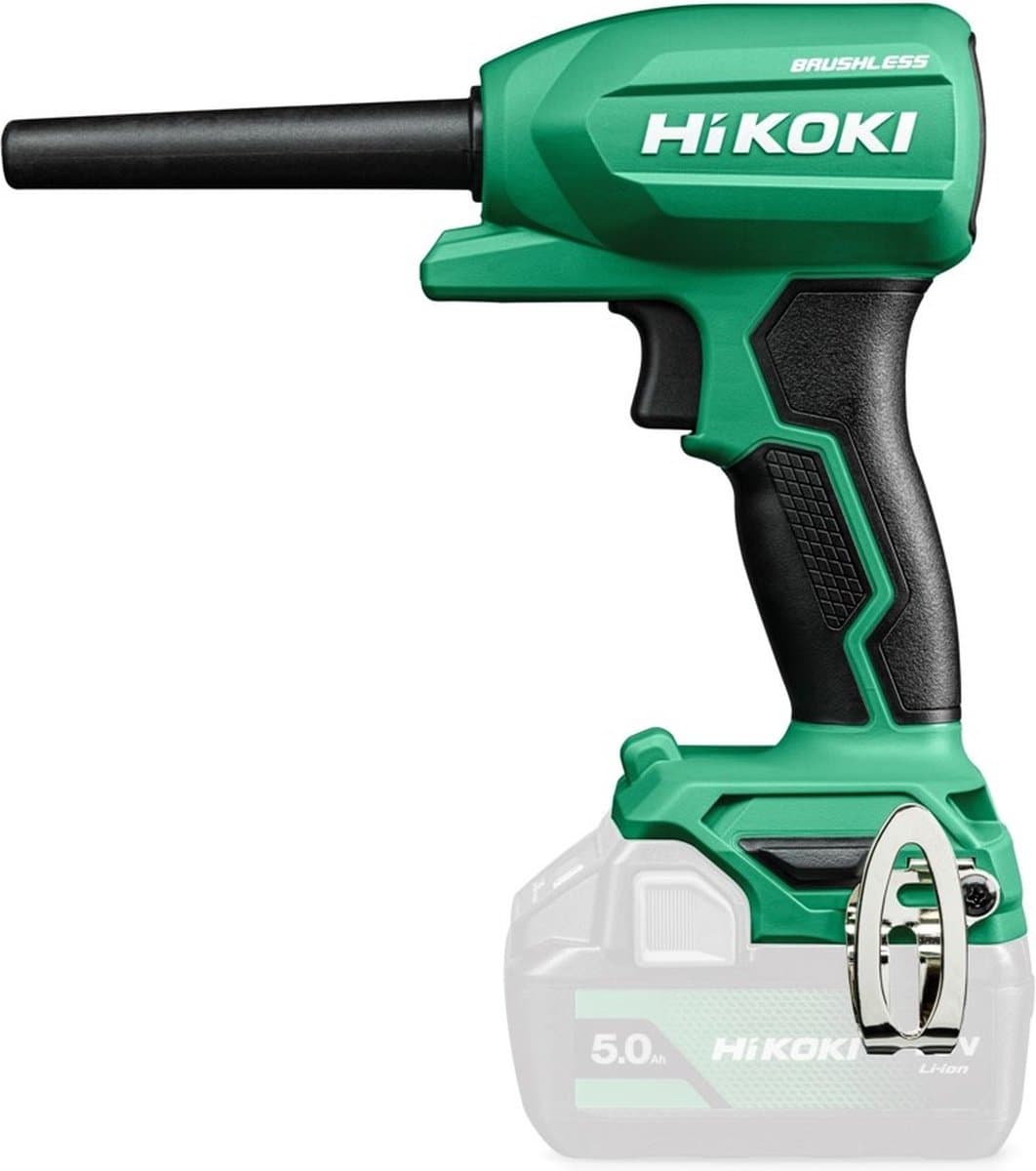 HiKOKI RA18DAW4Z 18V acculuchtblazer borstelloos met variabele blaassnelheid voor reinigen en opblazen