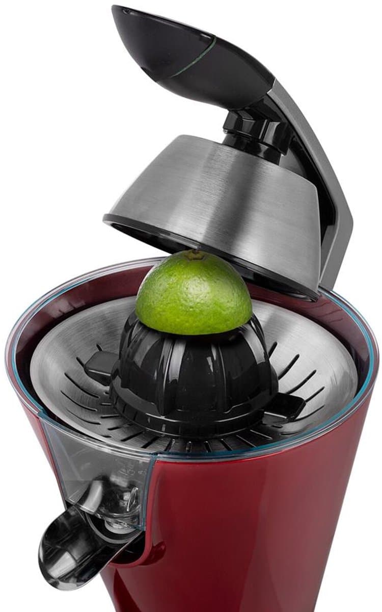 Princess Citruspers – Elektrische Citruspers - Juicer - Fruitpers - 300W – Rood Metallic – 2 Perskegels – Vaatwasserbestendige Onderdelen thumbnail 6