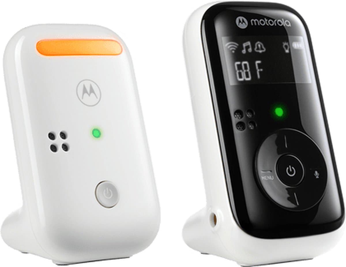 Motorola Baby Monitor PIP11 - 300m Bereik - Tweewegcommunicatie - Incl. Nachtlampje en Slaapliedjes - Wit thumbnail 2