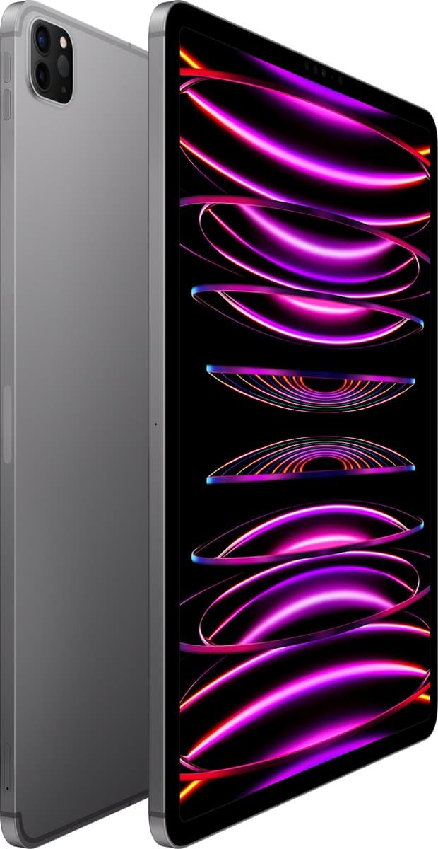 Apple iPad Pro (2022) - 12.9 inch - WiFi + 5G - 512GB - Spacegrijs - 6e generatie thumbnail 3