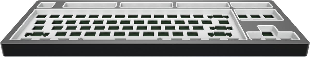 Dark Project - KD87B LTD Aluminum Cloud Grey - Mechanisch Bedraad Toetsenbord - Barebones thumbnail 4