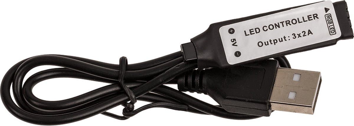 2x led strip verlichting - gekleurd - 3 m - usb - zelfklevend - met afstandsbediening - lichtstrip - led-strip - lichtsnoer thumbnail 4