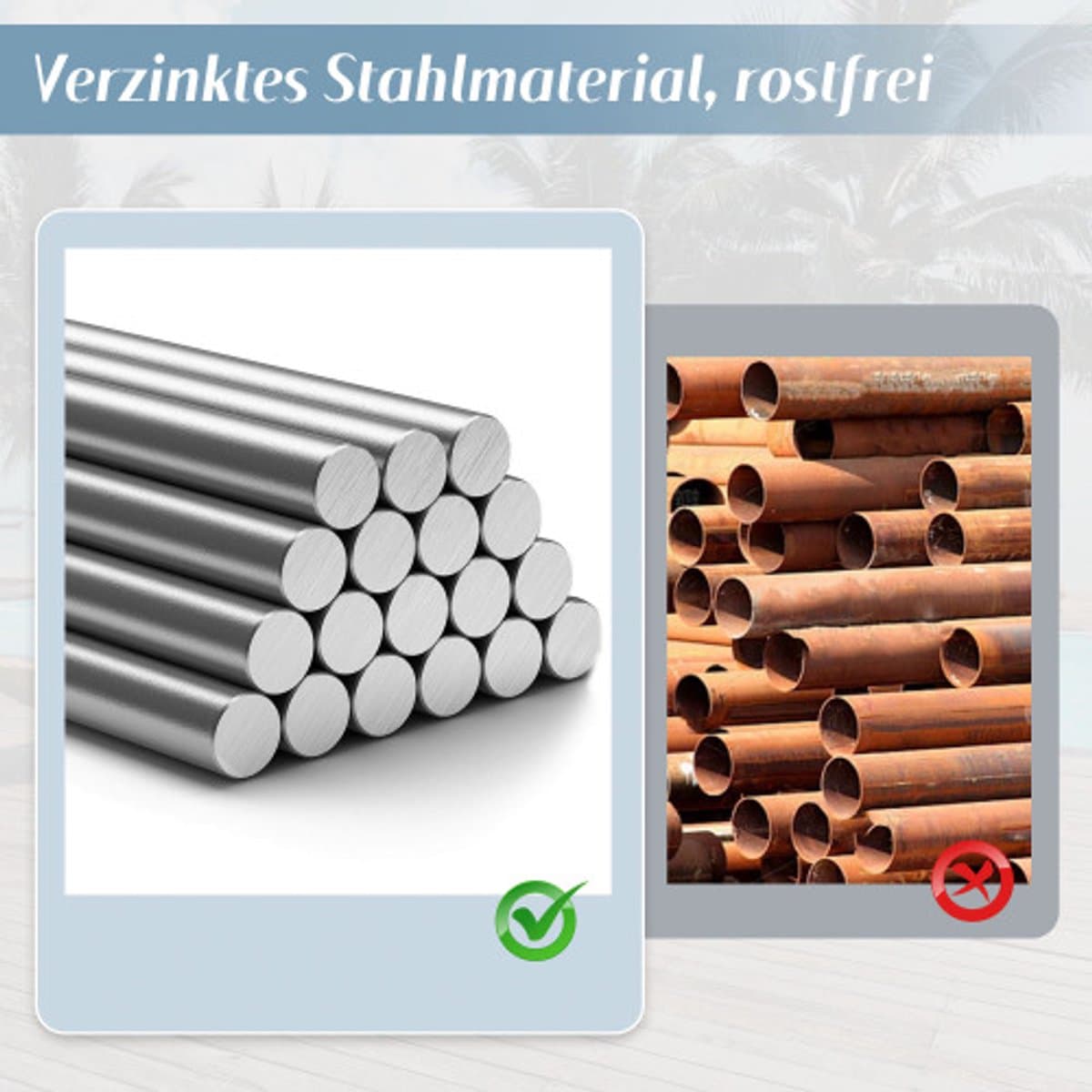 Tuin loungeset, tuinmeubelset met comfortabele kussens, 2-zitsbank, 2 fauteuils en salontafel, gevlochten PE-touw van imitatie watergras, zwart glazen tafelblad, gegalvaniseerd staal, grijs thumbnail 6