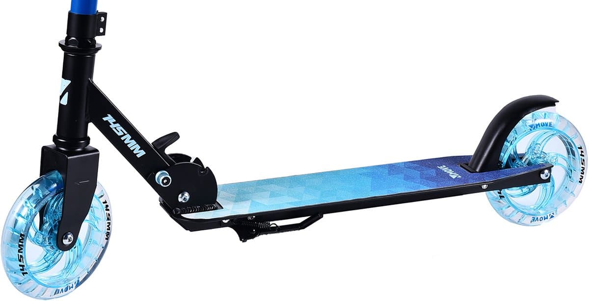 Step - Move Scooter 145 LED Blue Sky - Blauw - Lichtgevende Wielen - Vouwbaar - Stuur In De Hoogte Verstelbaar - Vanaf 3 jaar thumbnail 4
