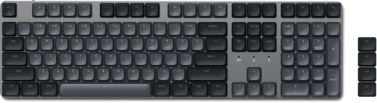 Satechi SM3 Slim mechanisch backlit keyboard / toetsenbord - Grijs thumbnail 7