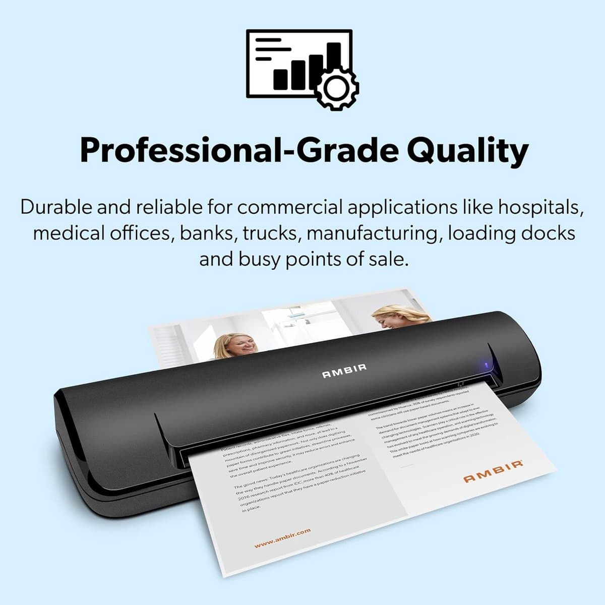 Snelle Dubbelzijdige Documentenscanner met Hoge Resolutie voor Paspoorten en Documenten thumbnail 5