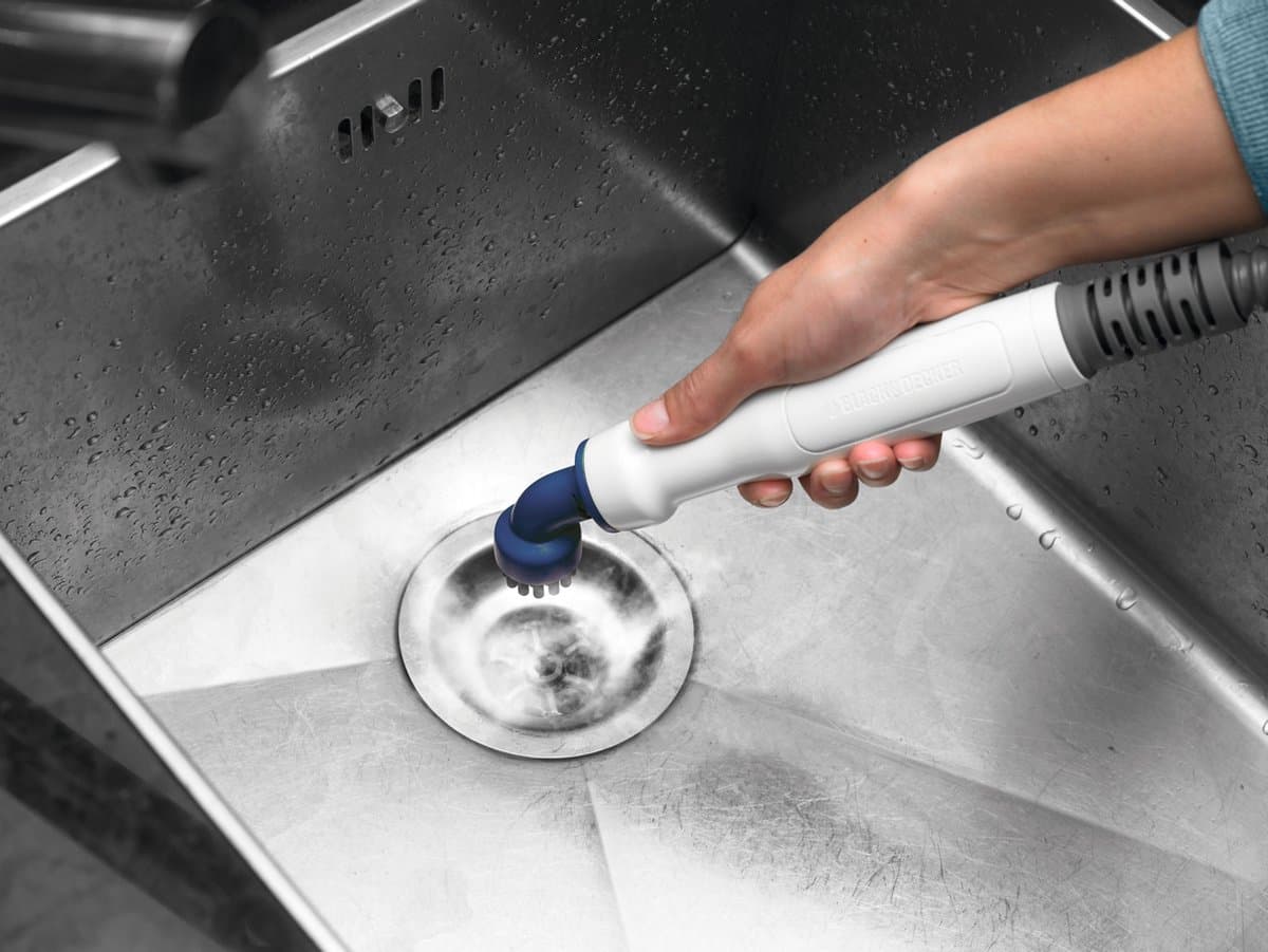 BLACK+DECKER 1600W Steam-mop met SteaMitt, deltavoet en 15 accessoires - BHSM1615DSG-QS thumbnail 6