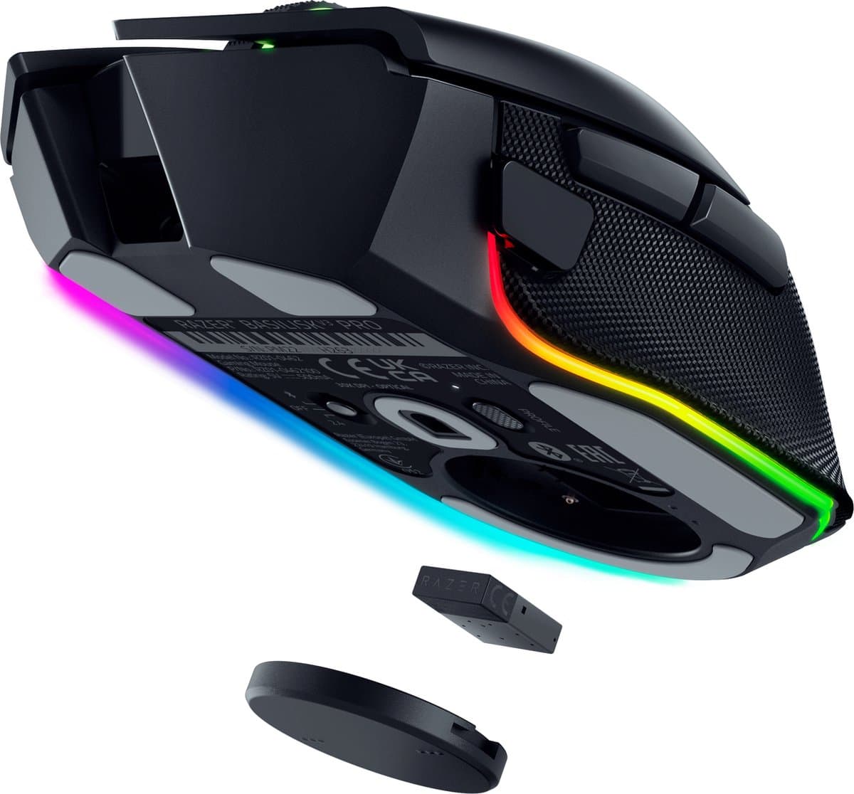 Razer Basilisk V3 Pro - Draadloze Gaming Muis - RGB - 30.000 DPI - Zwart thumbnail 5