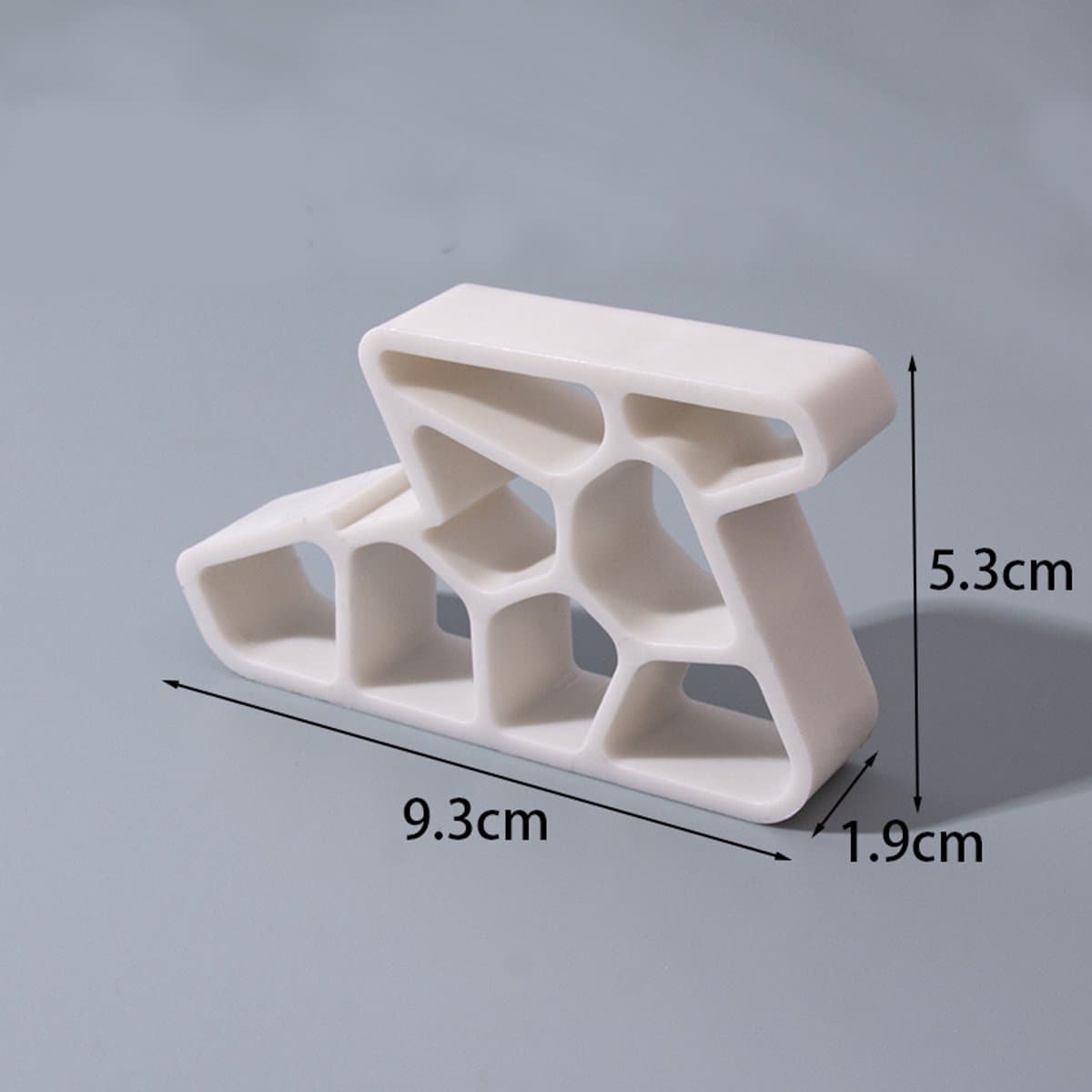 4-delige raamsteunen - Raamstoppers - Deurstoppers - Deurstoppers - Deurstoppers - Deur- en raaminstallatie - Raamsluiters - Raamsloten - Raambegrenzers - Raamsloten - Raamsloten —Wit — 9,3 × 5,3 × 1,9 cm thumbnail 5