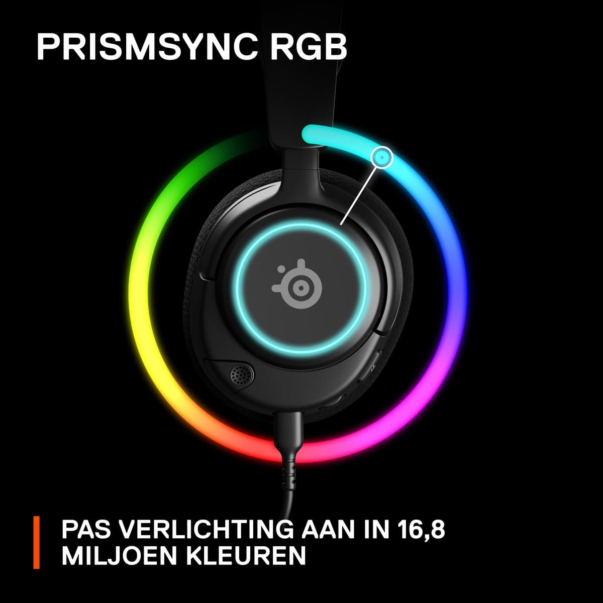 SteelSeries Arctis Nova 3 bedraad met USB-C en RGB thumbnail 2