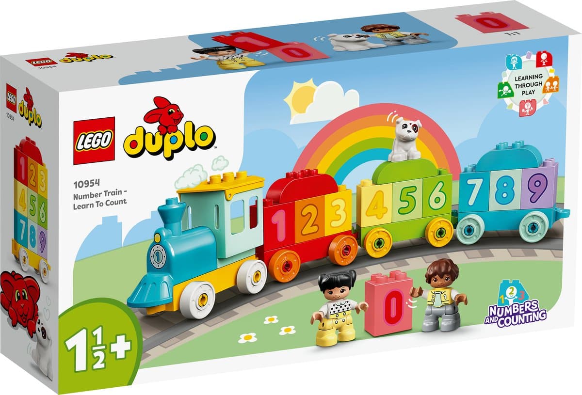 LEGO DUPLO Getallentrein: leren tellen met 10 cijferstenen thumbnail 5