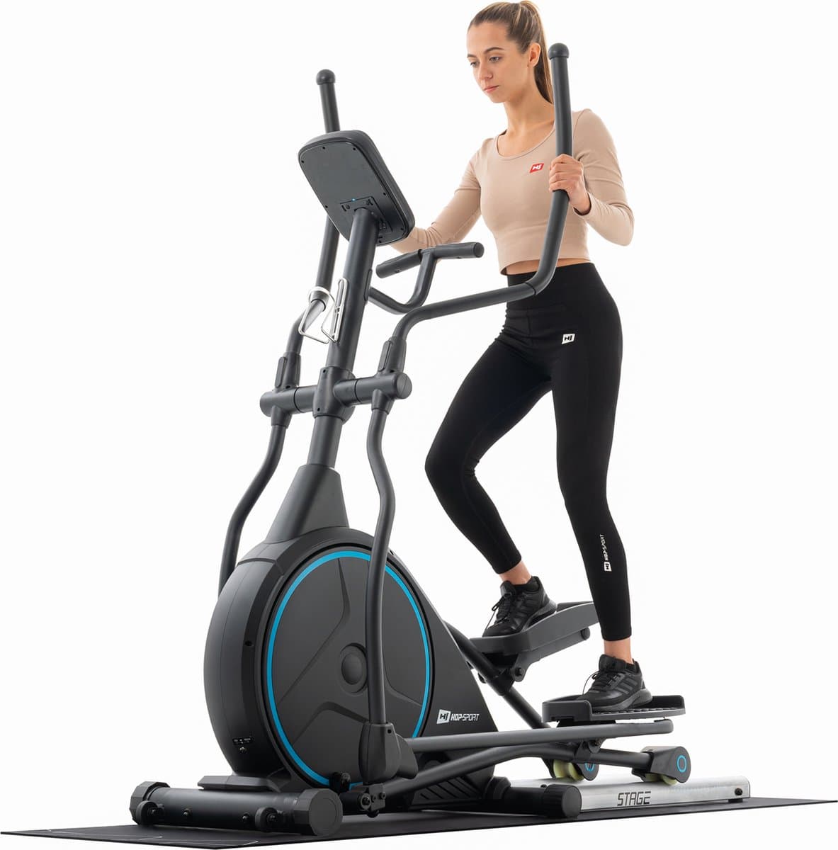 Hop-Sport HS-160CF Stage – Crosstrainer – 24 kg Vliegwiel – Magnetisch Weerstandssysteem – 12 Trainingsprogramma’s - afbeelding 1
