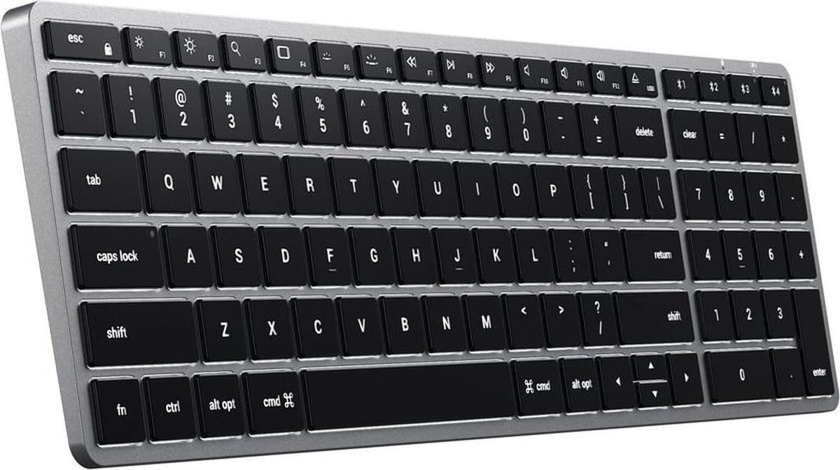 Satechi Slim X2 - Draadloos Bluetooth Toetsenbord - Grijs thumbnail 2
