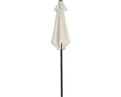 Kingsleeve Parasol 200cm - met Zwengel en Kantelmechanisme - Beige thumbnail 7
