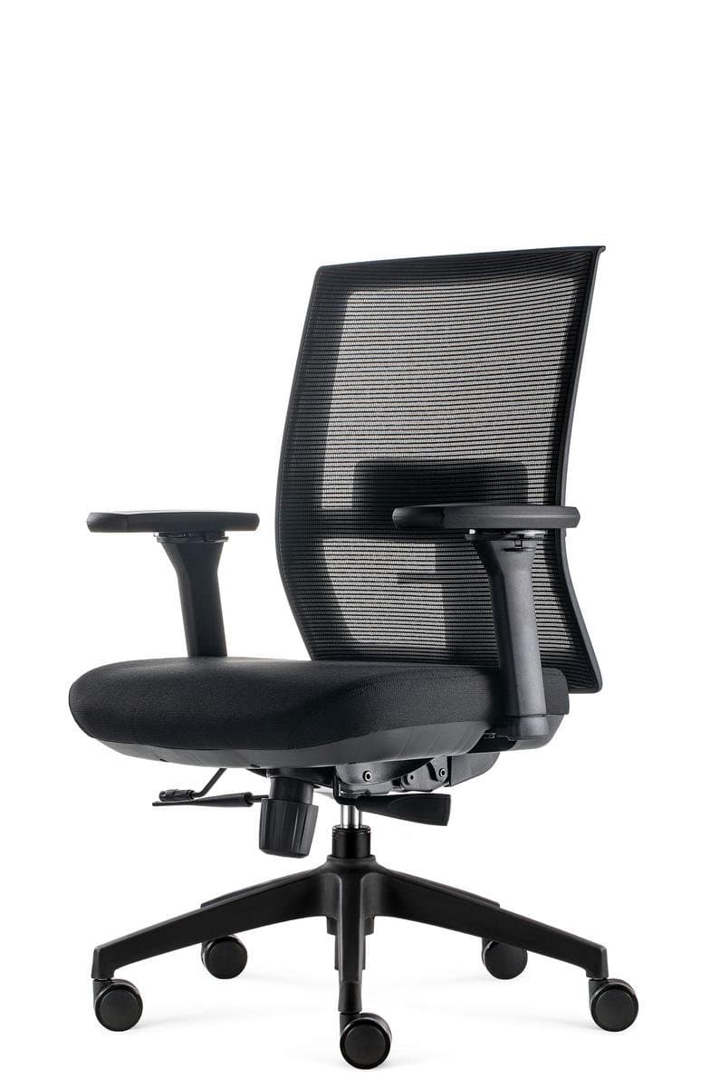 BENS 835-Ergo-4 - Ergonomische Bureaustoel - Bureaustoelen voor volwassenen - Kantoorstoel - Comfortabele rug - en lendenondersteuning voor lang zitten – GREENGUARD Gold, NEN-EN 1335 en ARBO – Thuiswerk en kantoor thumbnail 5