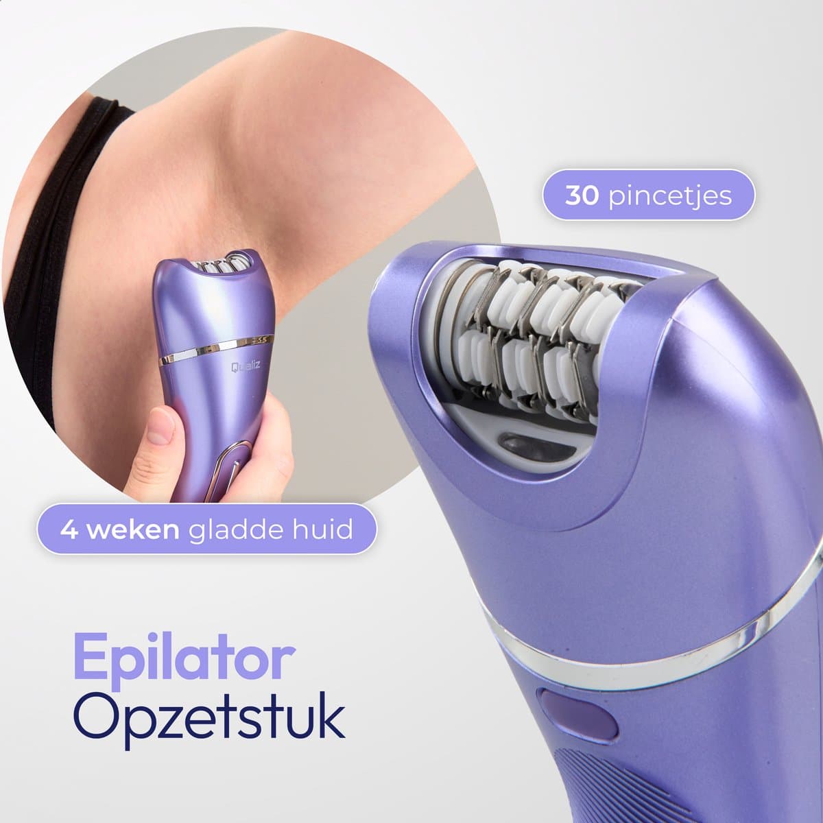 7 in 1 Ladyshave - Epileerapparaat Dames - IPX 7 Waterdicht - Oplaadbaar - Bikinitrimmer - Scheerapparaat Vrouw Intiem - Ladyshaves voor Vrouwen - Epilator - Trimmer Vrouw - Qualiz® thumbnail 4