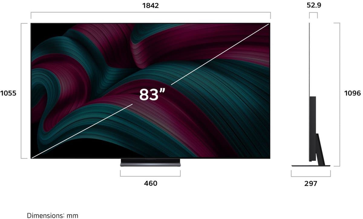 LG C5 OLED83C56LA - 83 inch OLED Evo, 144Hz en 4x HDMI 2.1 thumbnail 7