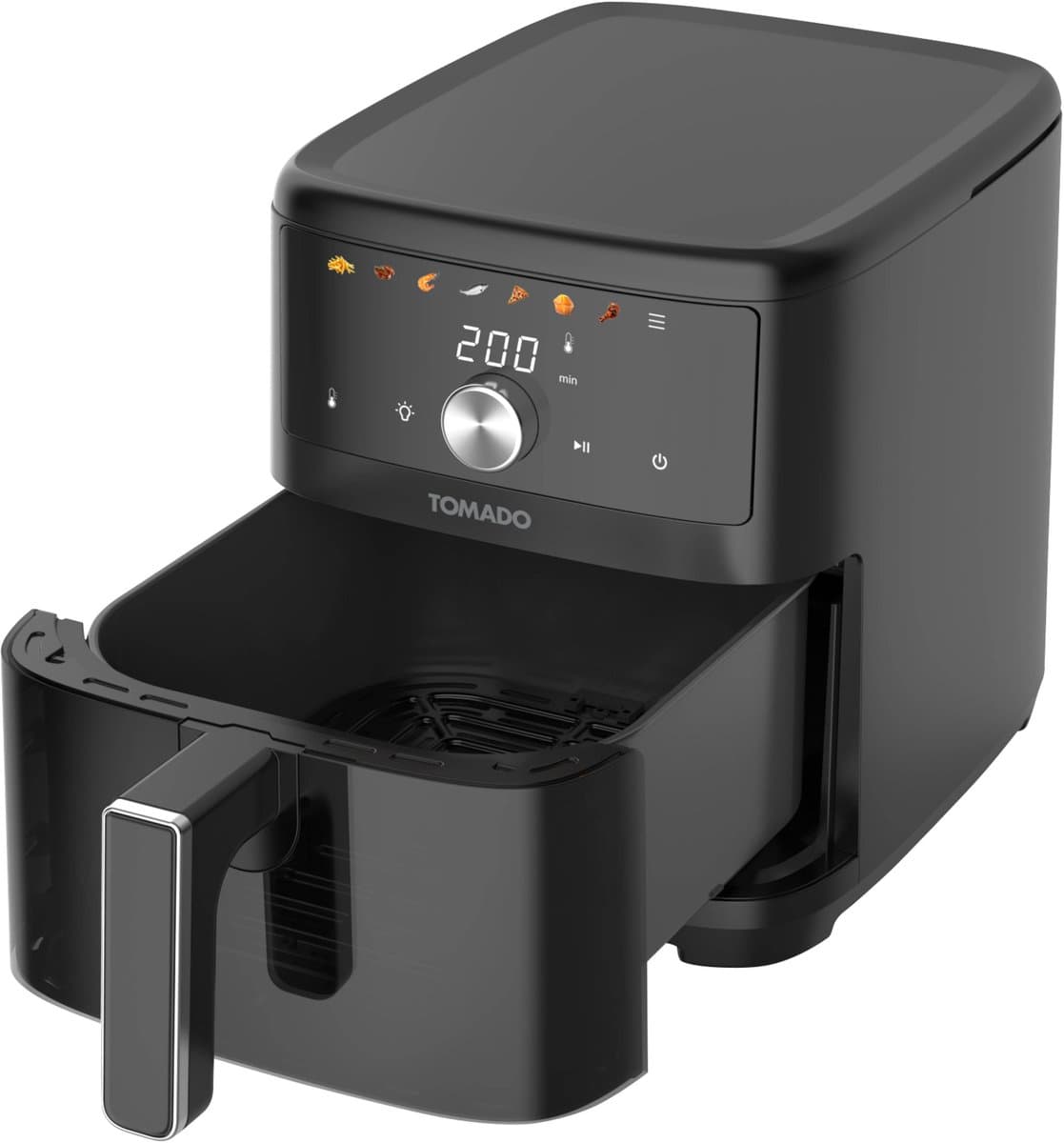 Tomado TAF6002B - Airfryer XXL - Heteluchtfriteuse - 6 liter - Kijkvenster - 7 automatische programma's - Zwart thumbnail 5