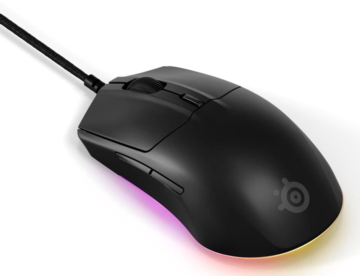 SteelSeries Rival 3 Gen 2 - Bedrade Gaming Muis - 3-zone RGB - Zwart thumbnail 8