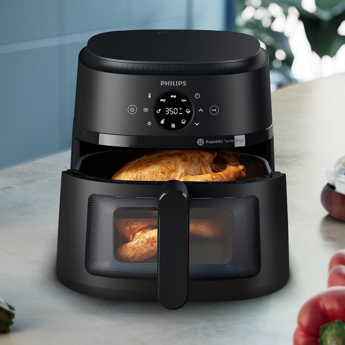 Philips NA230/00 airfryer 6,2 liter met kijkvenster thumbnail 5