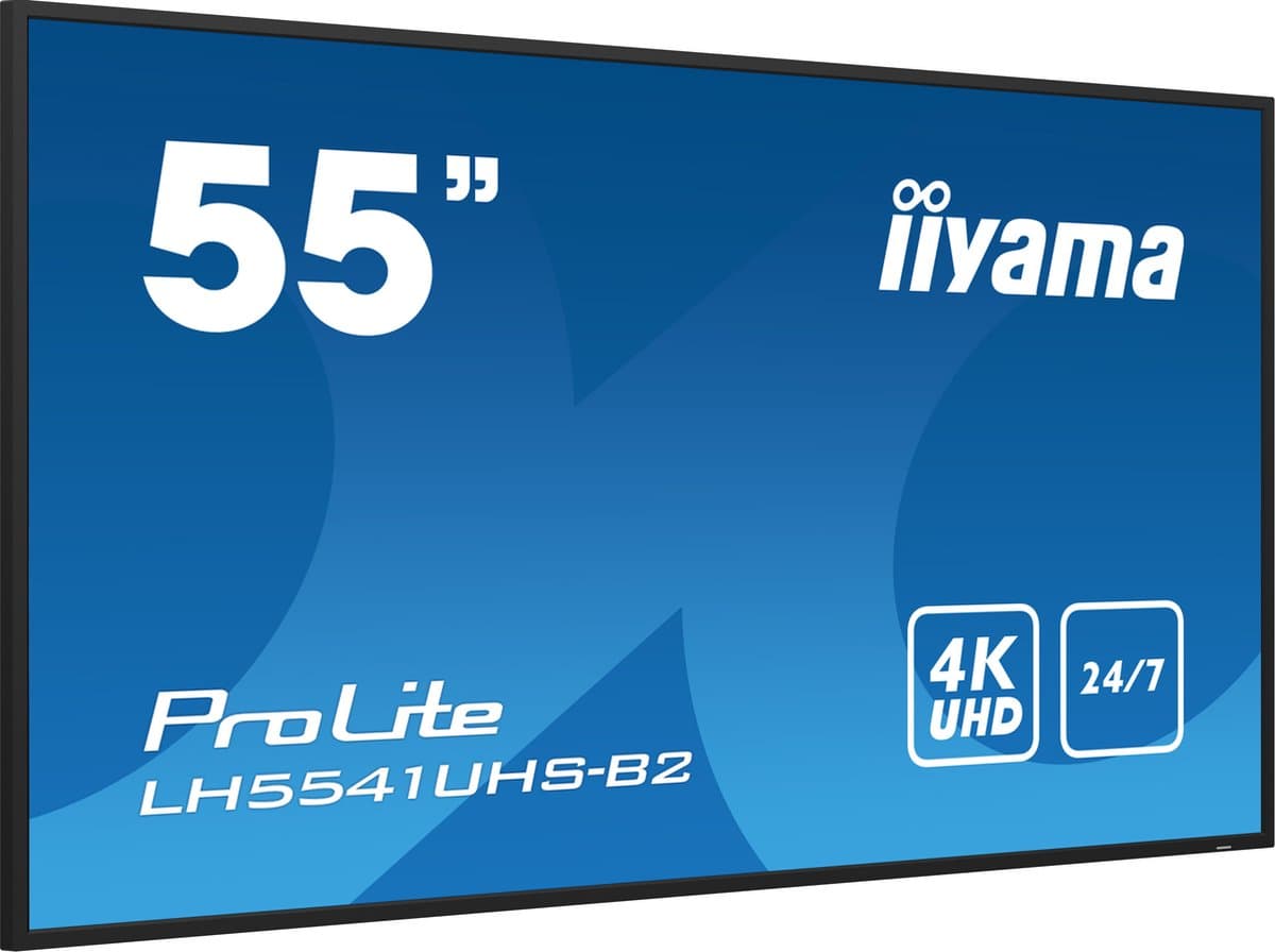 iiyama ProLite LH5541UHS-B2 - 55 Inch - IPS - 4K - 24/7 werktijd - 500 cd/mÂ² thumbnail 8