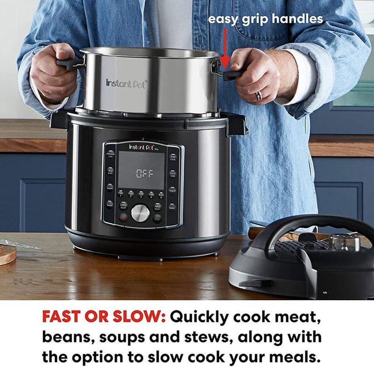 Instant Pot Pro 5,7L 10-in-1 met RVS-binnenpan thumbnail 7