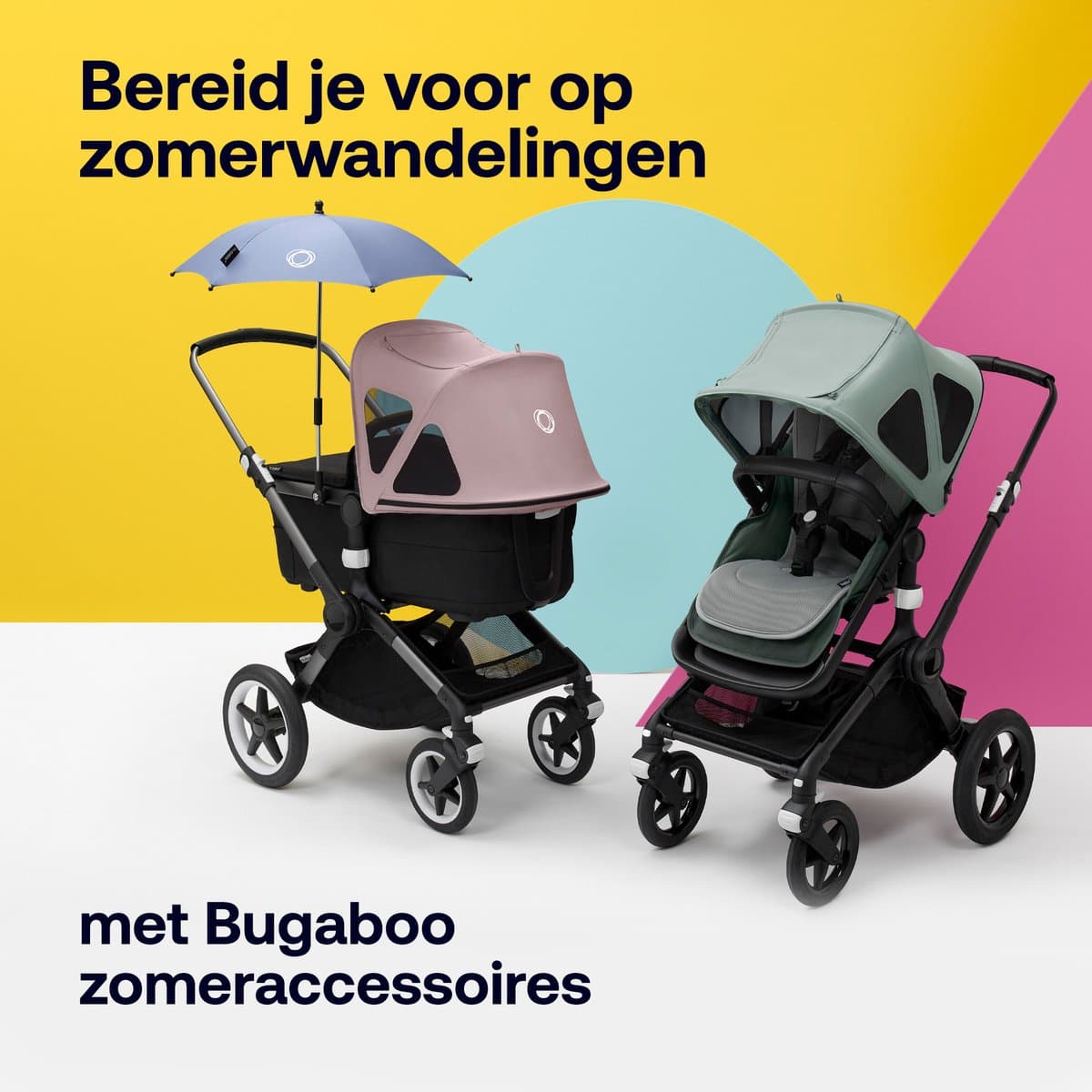 Bugaboo Bee breezy zonnekap, Lemon Yellow thumbnail 6