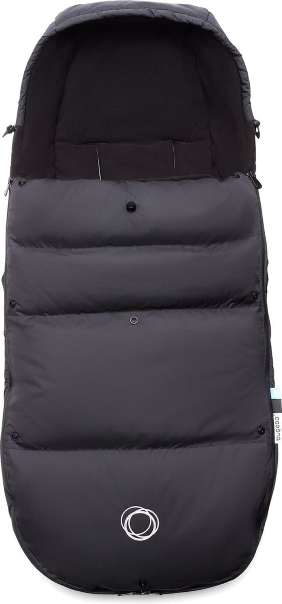 Bugaboo Winter Performance Voetenzak, Must-Have Kinderwagen Accessoire Met Kap, Schoenenschild en Tweeweg Rits in Midnight Black thumbnail 7