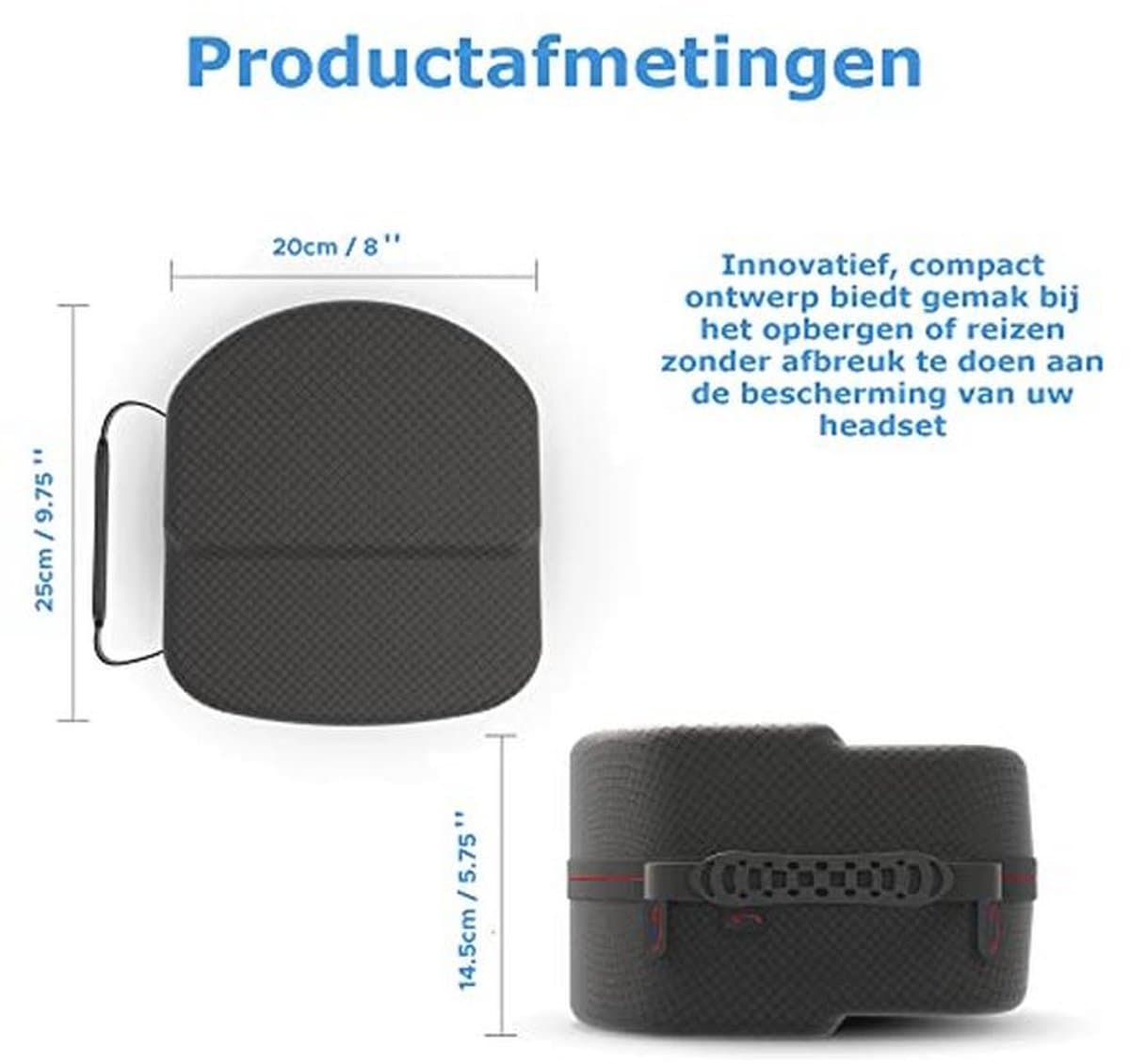 Harde Draagtas voor VR-headsets - Ideaal voor Meta Quest 3S, Quest 3 en Quest 2 thumbnail 4
