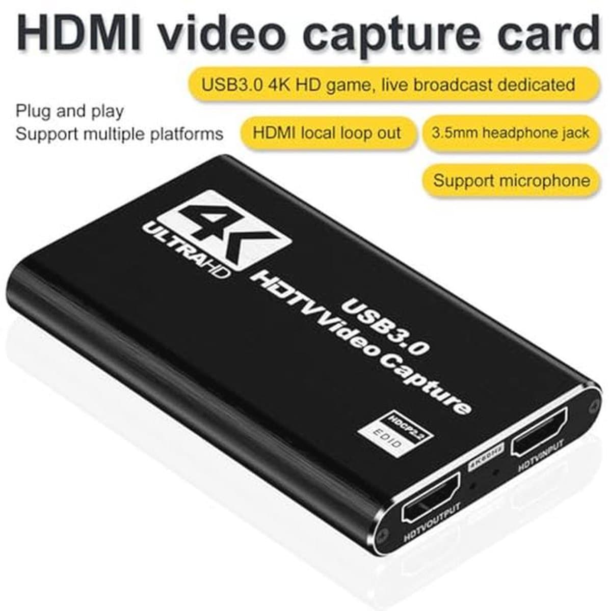 4K HDMI Video Capture Card voor Streaming en Gaming thumbnail 2