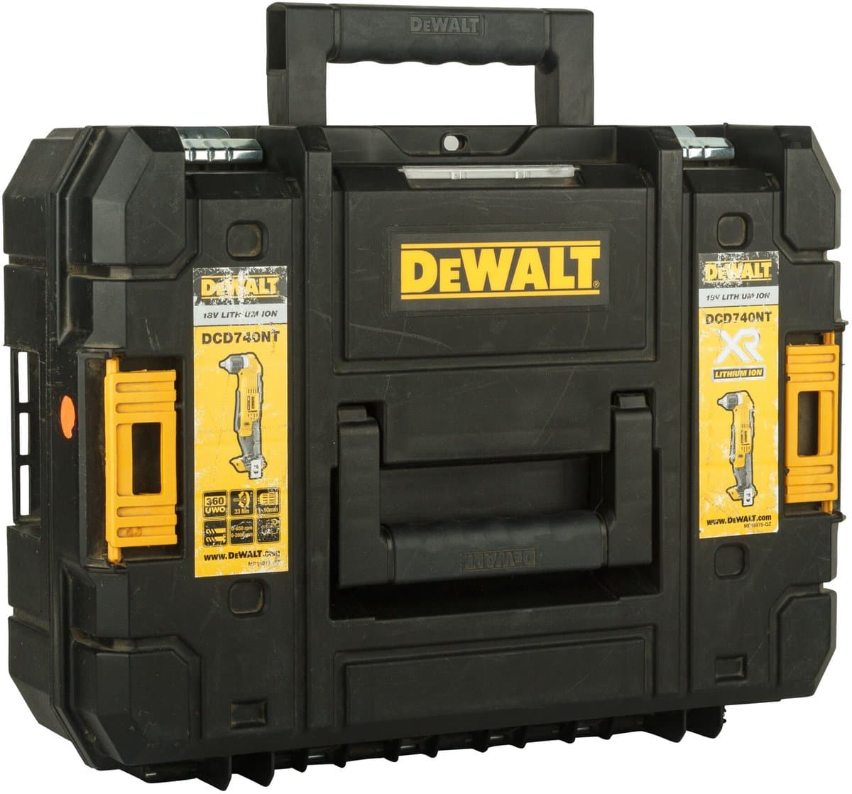 DeWalt DCD740NT-XJ haakse boormachine 18V, compact voor krappe ruimtes thumbnail 2