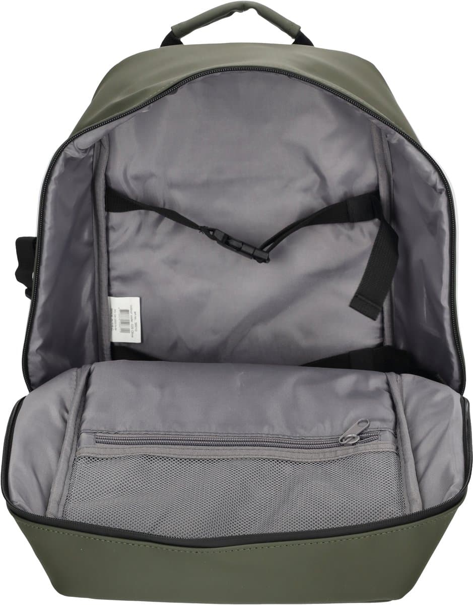 Enrico Benetti Underseater rugzak - Waterproof Cabin Rugzak - Onder de stoel bagage – Ryanair Reistas – 15 inch laptop handbagage – Cabin rugzak 25x20x40cm – 20L - 56010 – Olijfgroen thumbnail 6