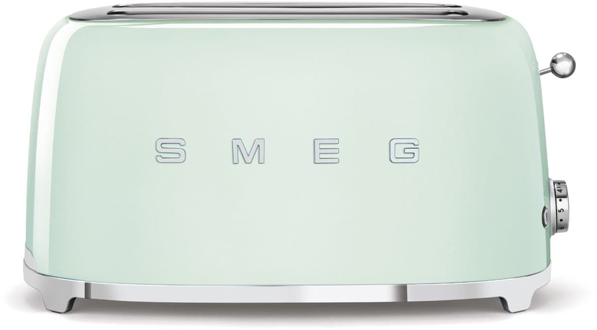 SMEG TSF02PGEU - Broodrooster - Watergroen - 2x4 - 1500W - 6 niveaus
